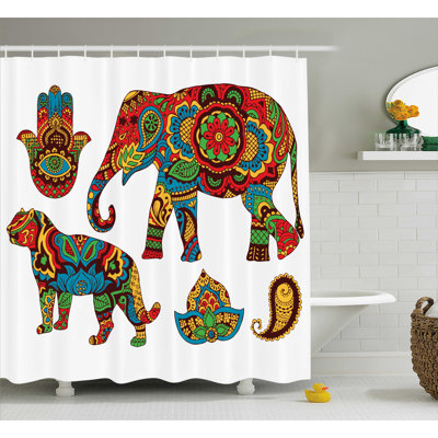 African Print Shower Curtains Wayfair